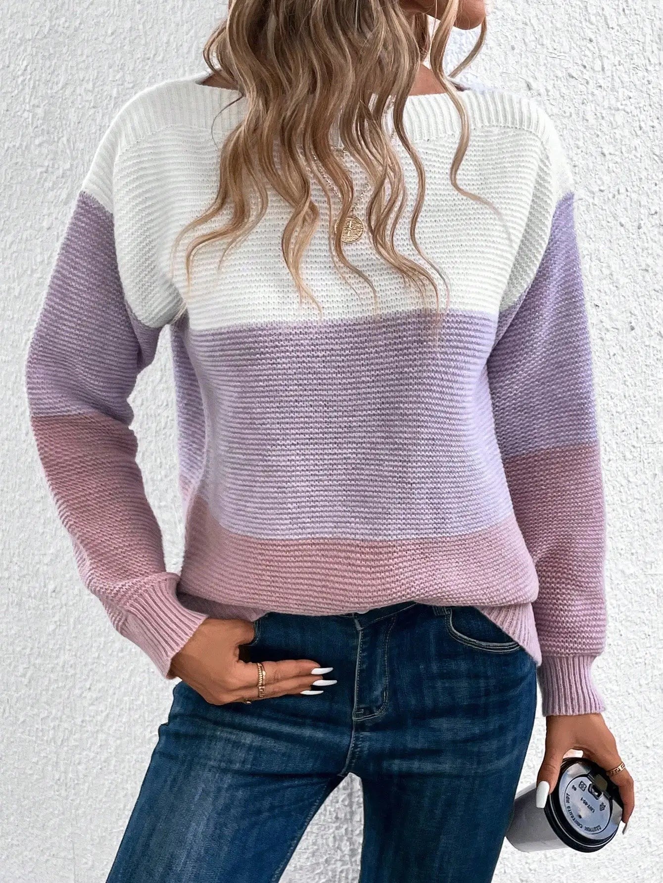 Vero | Three Colour Patchwork Sweater