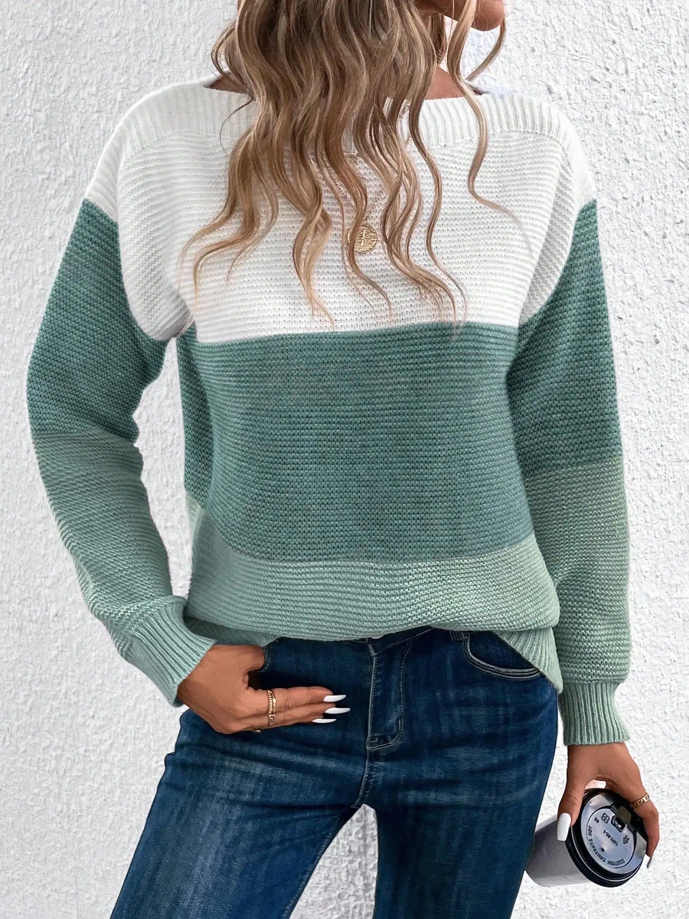 Vero | Three Colour Patchwork Sweater