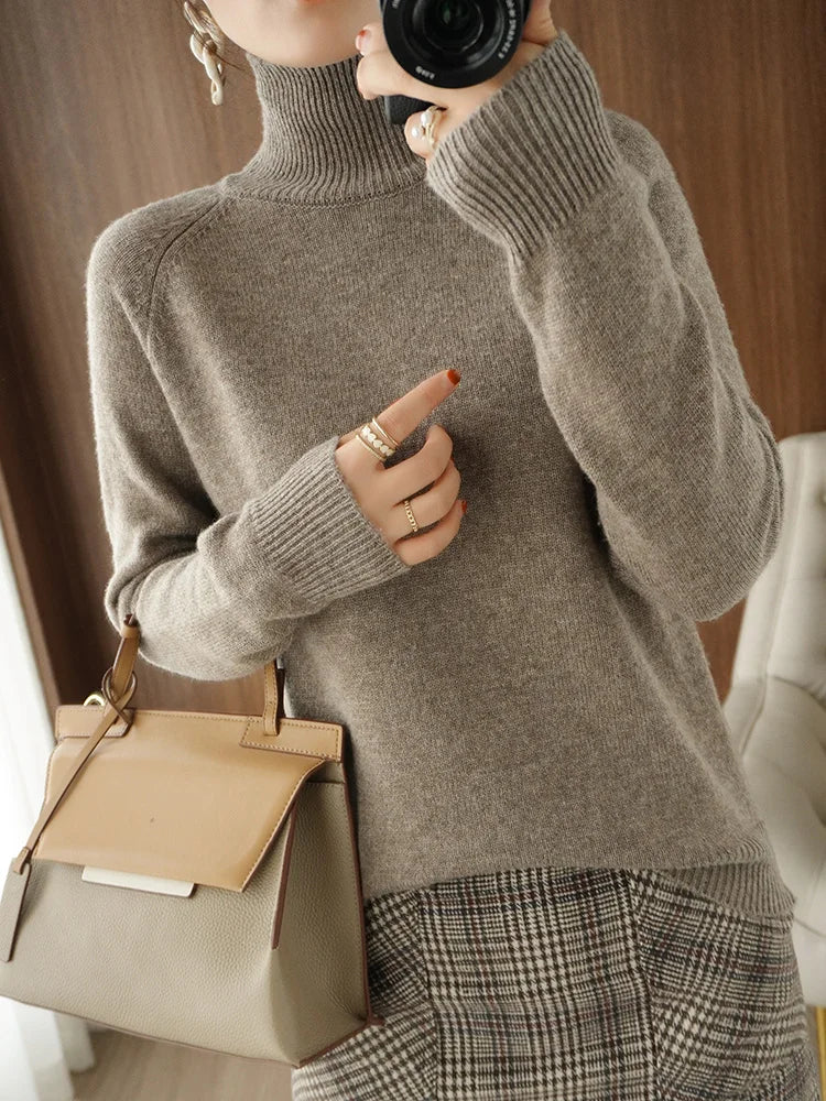 Vero | Stylish Merino Turtleneck Sweater