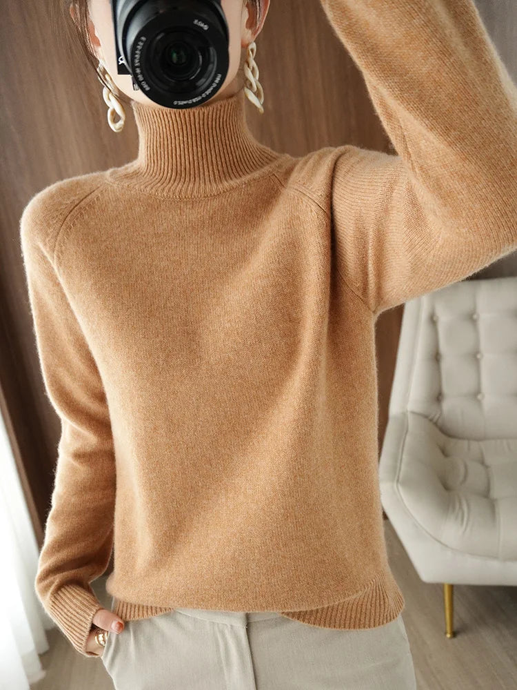 Vero | Stylish Merino Turtleneck Sweater