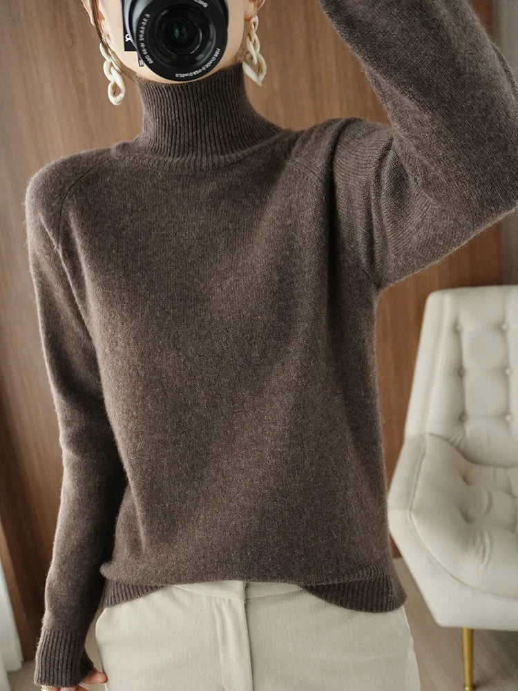 Vero | Stylish Merino Turtleneck Sweater